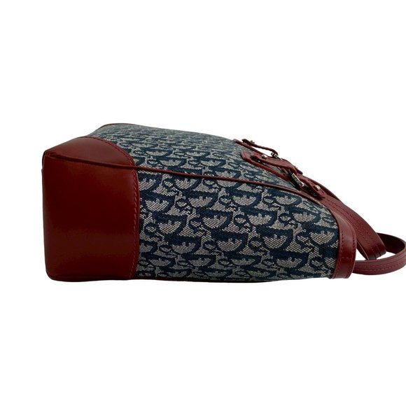 DIOR Blue Leather Tote Bag - Picture 6 of 10